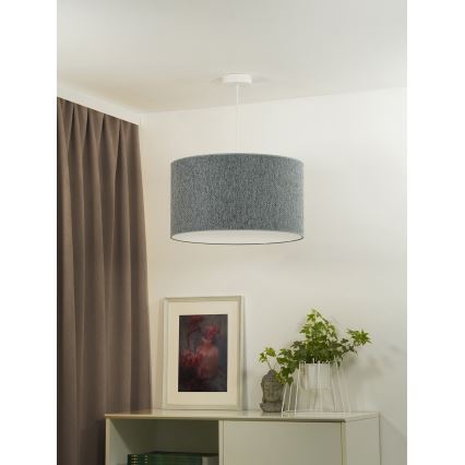Duolla - Kattokruunu johdossa ROLLER ECO RECYCLING 1xE27/15W/230V halkaisija 45 cm vihreä