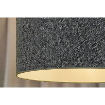 Duolla - Kattokruunu johdossa ROLLER ECO RECYCLING 1xE27/15W/230V halkaisija 45 cm vihreä