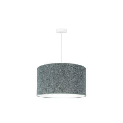 Duolla - Kattokruunu johdossa ROLLER ECO RECYCLING 1xE27/15W/230V halkaisija 45 cm vihreä