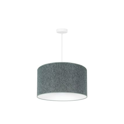 Duolla - Kattokruunu johdossa ROLLER ECO RECYCLING 1xE27/15W/230V halkaisija 45 cm vihreä
