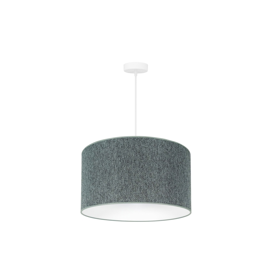 Duolla - Kattokruunu johdossa ROLLER ECO RECYCLING 1xE27/15W/230V halkaisija 45 cm vihreä