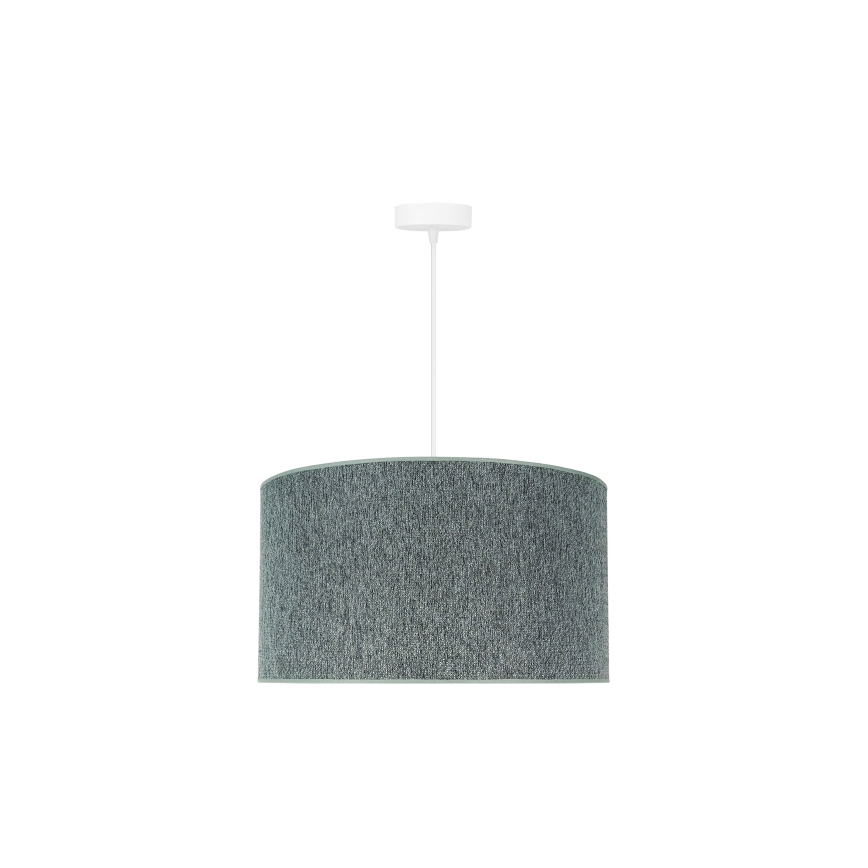Duolla - Kattokruunu johdossa ROLLER ECO RECYCLING 1xE27/15W/230V halkaisija 45 cm vihreä