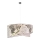 Duolla - Kattokruunu johdossa ROYAL 1xE27/40W/230V halkaisija 50 cm harmaa