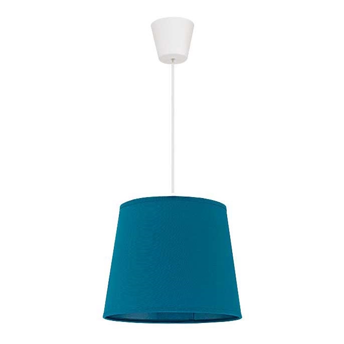 Duolla - Kattokruunu johdossa SOLO 1xE27/40W/230V halkaisija 24 cm sininen