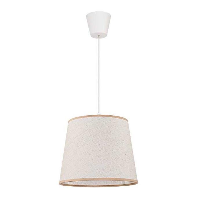 Duolla - Kattokruunu johdossa SOLO 1xE27/40W/230V halkaisija 24 cm vaaleanbeige