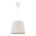 Duolla - Kattokruunu johdossa SOLO 1xE27/40W/230V halkaisija 24 cm vaaleanbeige