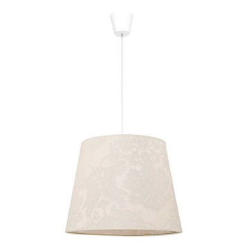 Duolla - Kattokruunu johdossa SOPRANO 1xE27/40W/230V halkaisija 38 cm beige