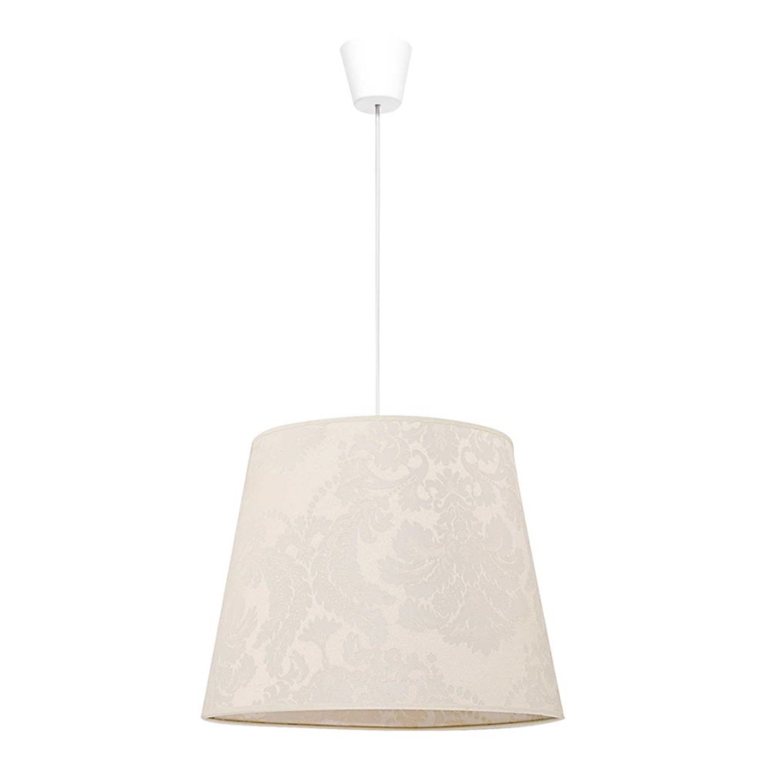 Duolla - Kattokruunu johdossa SOPRANO 1xE27/40W/230V halkaisija 38 cm beige