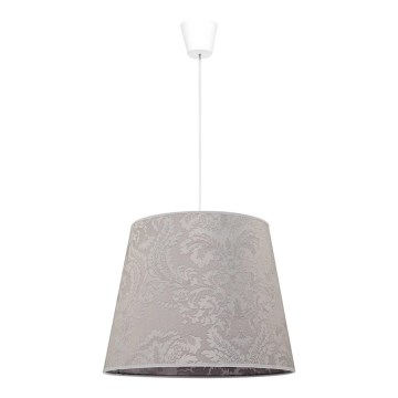 Duolla - Kattokruunu johdossa SOPRANO 1xE27/40W/230V halkaisija 38 cm hopea
