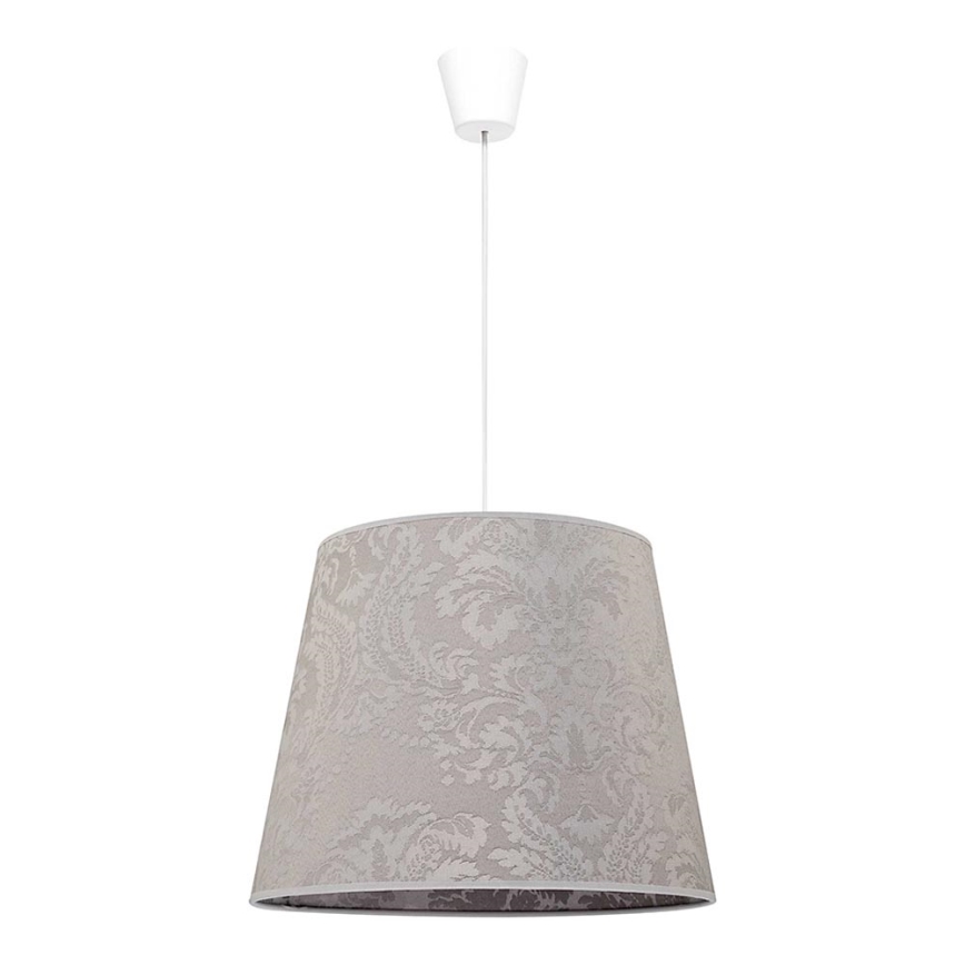 Duolla - Kattokruunu johdossa SOPRANO 1xE27/40W/230V halkaisija 38 cm hopea