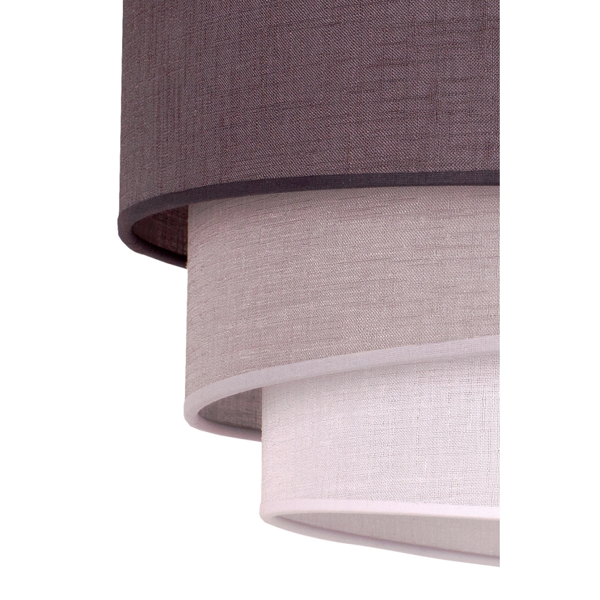Duolla - Kattokruunu johdossa TRIO 1xE27/40W/230V halkaisija 45 cm antrasiitti/harmaa/valkoinen