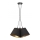 Duolla - Kattokruunu johdossa TWIGGY 3xE27/40W/230V halkaisija 45 cm musta