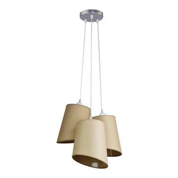 Duolla - Kattokruunu johdossa VERONA 3xE27/40W/230V halkaisija 40 cm