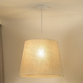 Duolla - Kattokruunu johdossa YUTE 1xE27/15W/230V halkaisija 38 cm harmaa