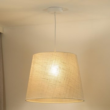 Duolla - Kattokruunu johdossa YUTE 1xE27/15W/230V halkaisija 38 cm harmaa
