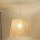 Duolla - Kattokruunu johdossa YUTE 1xE27/15W/230V halkaisija 38 cm harmaa