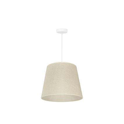 Duolla - Kattokruunu johdossa YUTE 1xE27/15W/230V halkaisija 38 cm harmaa