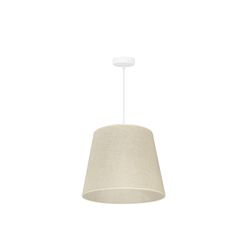 Duolla - Kattokruunu johdossa YUTE 1xE27/15W/230V halkaisija 38 cm harmaa