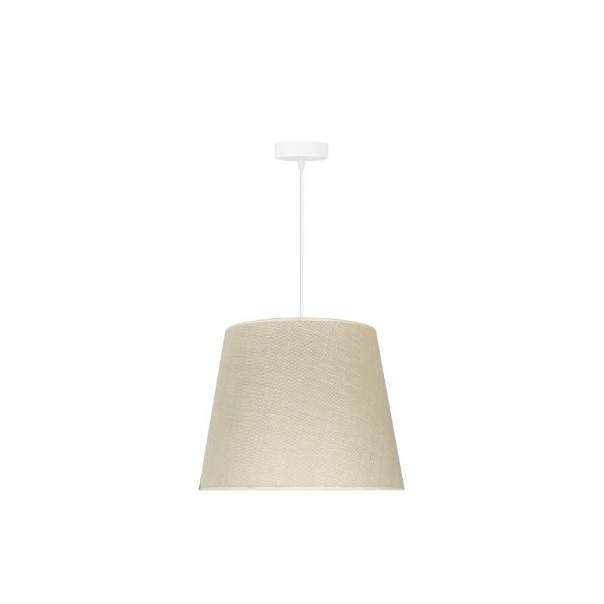 Duolla - Kattokruunu johdossa YUTE 1xE27/15W/230V halkaisija 38 cm harmaa