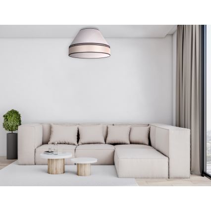 Duolla - Kattovalaisin AVIGNON 3xE27/15W/230V d. 60 cm beige