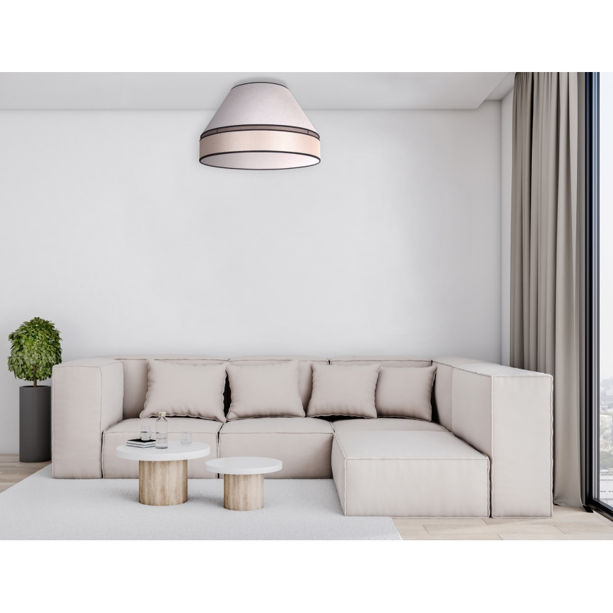 Duolla - Kattovalaisin AVIGNON 3xE27/15W/230V d. 60 cm beige