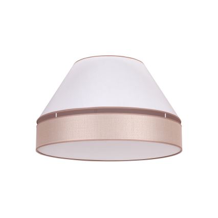 Duolla - Kattovalaisin AVIGNON 3xE27/15W/230V d. 60 cm valkoinen/beige