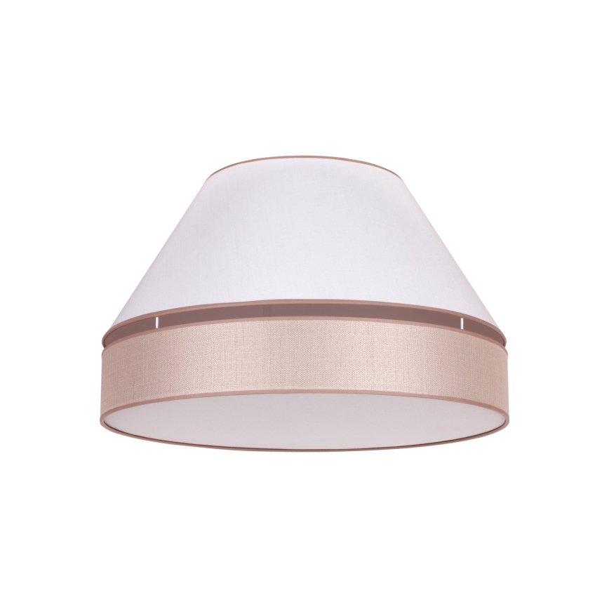 Duolla - Kattovalaisin AVIGNON 3xE27/15W/230V d. 60 cm valkoinen/beige