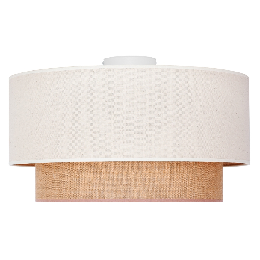 Duolla - Kattovalo BOHO 1xE27/15W/230V d. 45 cm beige/ruskea