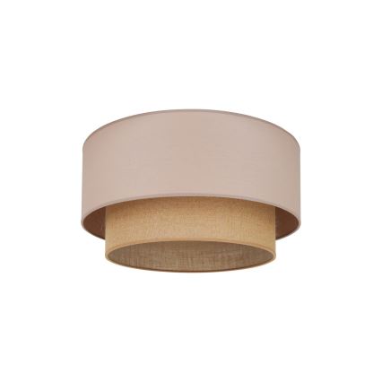 Duolla - Kattovalo BOHO 1xE27/15W/230V halkaisija 45 cm beige/ruskea
