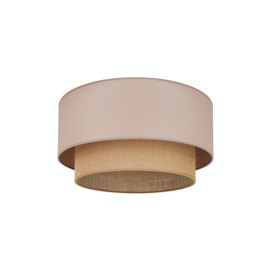 Duolla - Kattovalo BOHO 1xE27/15W/230V halkaisija 45 cm beige/ruskea