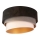 Duolla - Kattovalo DEVON 1xE27/40W/230V halkaisija 45 cm musta/harmaa/beige
