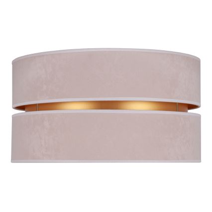 Duolla - Kattovalo DUO 1xE27/15W/230V halkaisija 40 cm beige/kulta