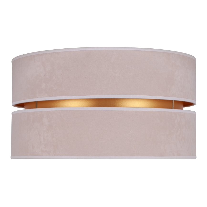 Duolla - Kattovalo DUO 1xE27/15W/230V halkaisija 40 cm beige/kulta