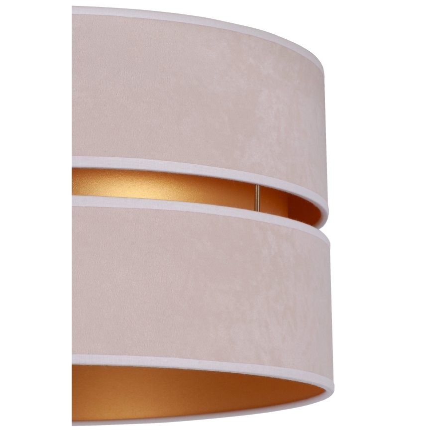 Duolla - Kattovalo DUO 1xE27/15W/230V halkaisija 40 cm beige/kulta
