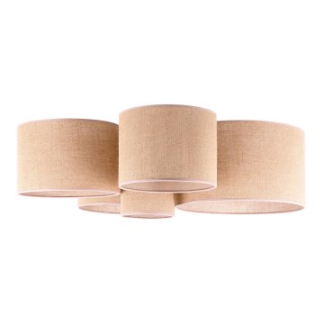 Duolla - Kattovalo ROLLER PENTO 5xE27/60W/230V beige