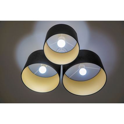 Duolla - Kattovalo ROLLER TRIO 3xE27/60W/230V antrasiitti