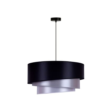 Duolla - Kattovalo TRIO 1xE27/15W/230V halkaisija 60 cm sininen/hopea