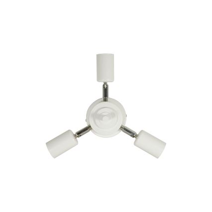 Duolla - Kattovalo YUTE TRIO 3xE27/15W/230V halkaisija 60 cm ruskea/harmaa/beige