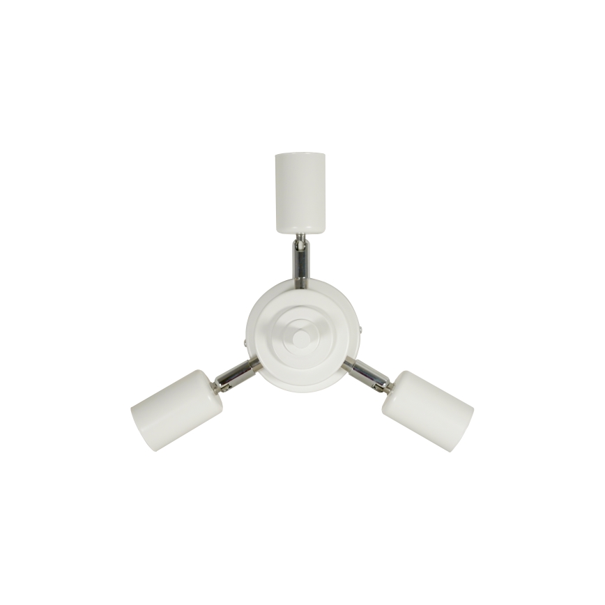 Duolla - Kattovalo YUTE TRIO 3xE27/15W/230V halkaisija 60 cm ruskea/harmaa/beige