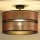 Duolla - Kiinteä kattokruunu COPPER SHINY 1xE27/15W/230V halkaisija 40 cm kupari/musta