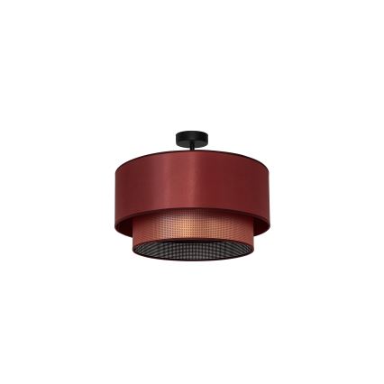 Duolla - Kiinteä kattokruunu COPPER SHINY 1xE27/15W/230V halkaisija 45 cm kupari