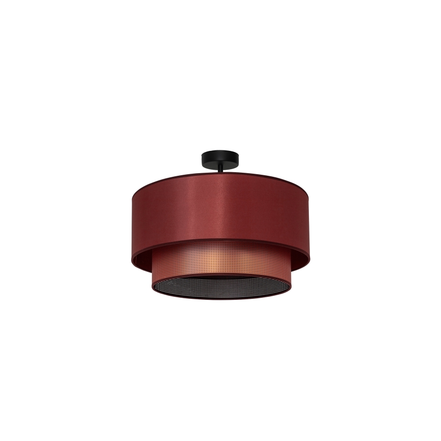Duolla - Kiinteä kattokruunu COPPER SHINY 1xE27/15W/230V halkaisija 45 cm kupari