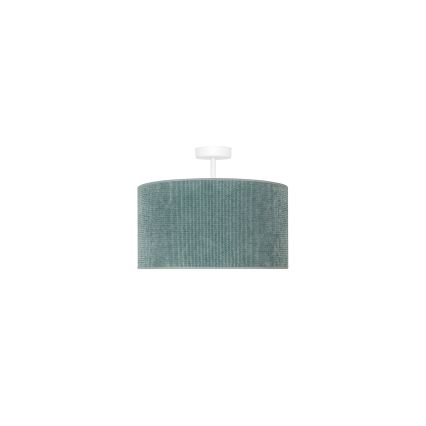 Duolla - Kiinteä kattokruunu CORDUROY 1xE27/15W/230V halkaisija 40 cm vaaleansininen