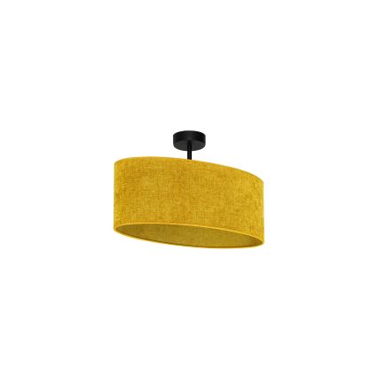 Duolla - Kiinteä kattokruunu OVAL 1xE27/15W/230V ruskea