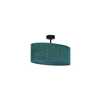 Duolla - Kiinteä kattokruunu OVAL 1xE27/15W/230V vihreä
