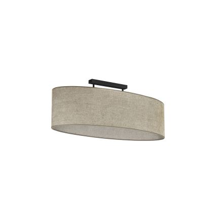 Duolla - Kiinteä kattokruunu OVAL 2xE27/15W/230V ruskea