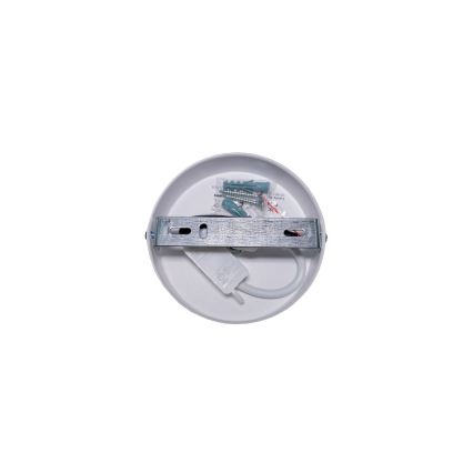 Duolla - Kiinteä kattokruunu ROLLER ECO RECYCLING 1xE27/15W/230V halkaisija 45 cm harmaa