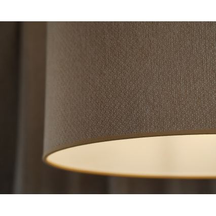 Duolla - Kiinteä kattokruunu ROLLER ECO RECYCLING 1xE27/15W/230V halkaisija 45 cm kerma