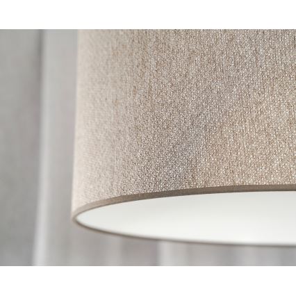 Duolla - Kiinteä kattokruunu ROLLER ECO RECYCLING 1xE27/15W/230V halkaisija 45 cm ruskea