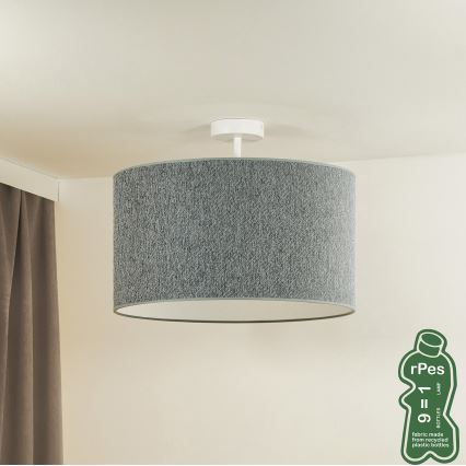 Duolla - Kiinteä kattokruunu ROLLER ECO RECYCLING 1xE27/15W/230V halkaisija 45 cm vihreä